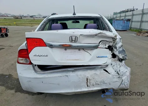 2009 Honda Civic Hybrid z USA, uszkodzony, nr VIN JHMFA36229S017769